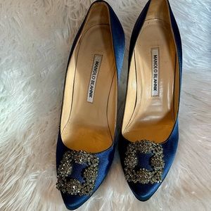 Manolo Blahnik Hangisi Blue